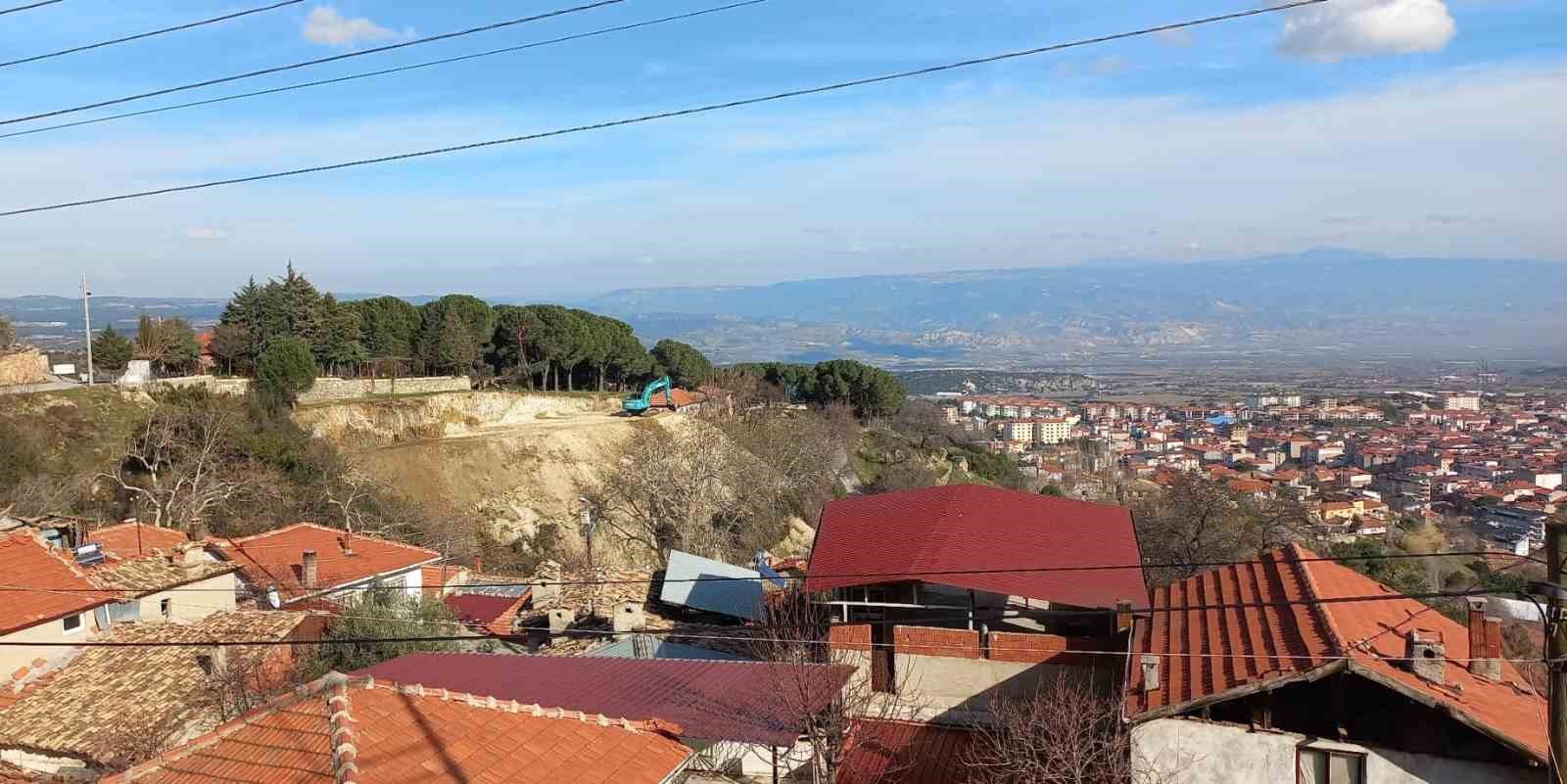 Buldan’da heyelan bölgesinin imara açıldığı iddiası