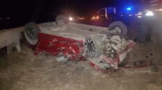 Isparta’da feci kaza | Otomobil takla attı: 1 ölü, 1 yaralı