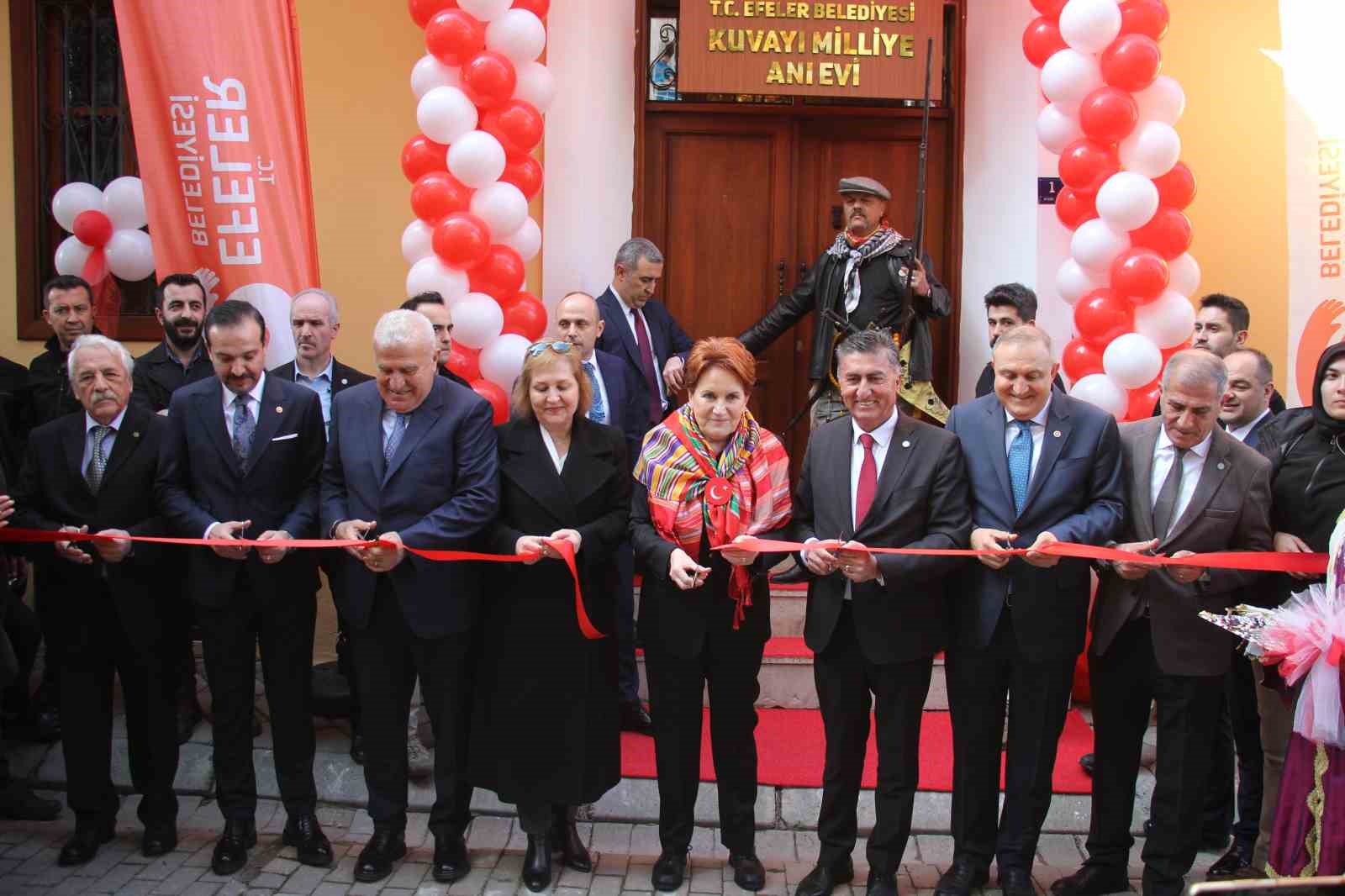 Kuvayi Milliye Anı Evi’nin açılışını İYİ Parti Genel Başkanı Akşener yaptı