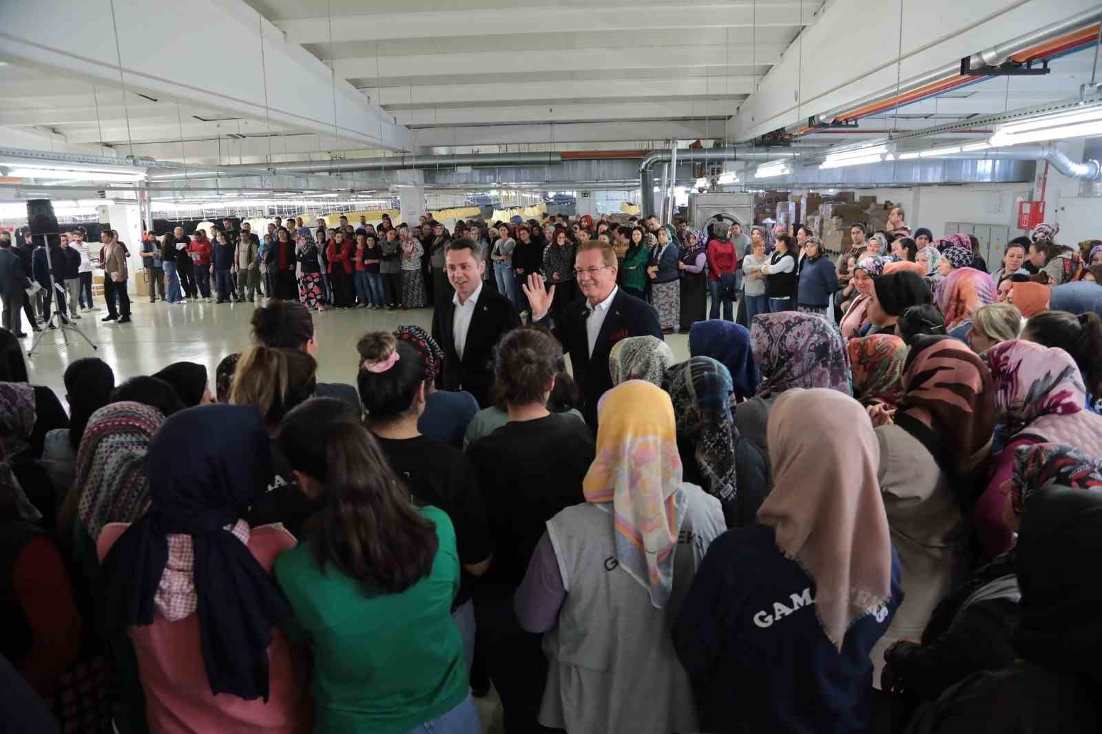 Cumhur İttifakı adayları Pekdemir ve Başer’den fabrika ziyaretleri