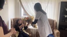 Manisa Şehir Hastanesinden 101 yaşındaki kadına ziyaret