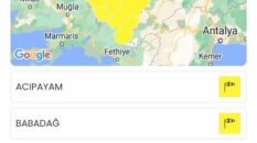 Meteoroloji Denizli için sarı uyarı verdi