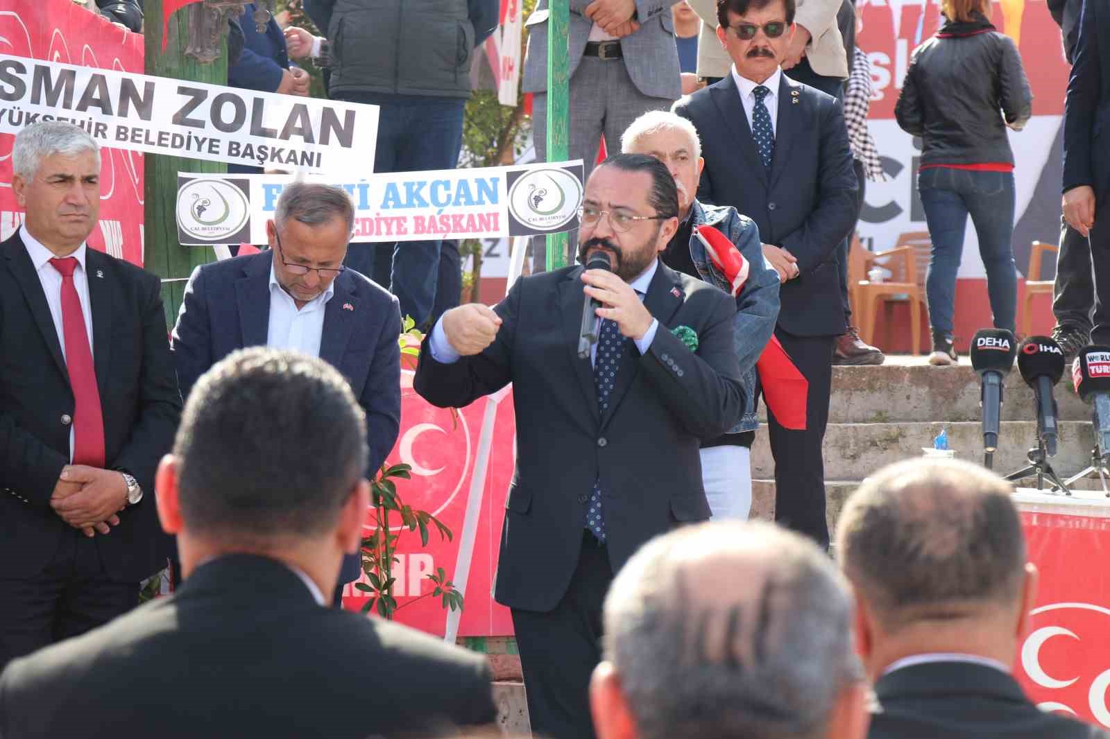 MHP İl Başkanı Yılmaz; “Honaz üretken belediyecilik ile tanışacak”