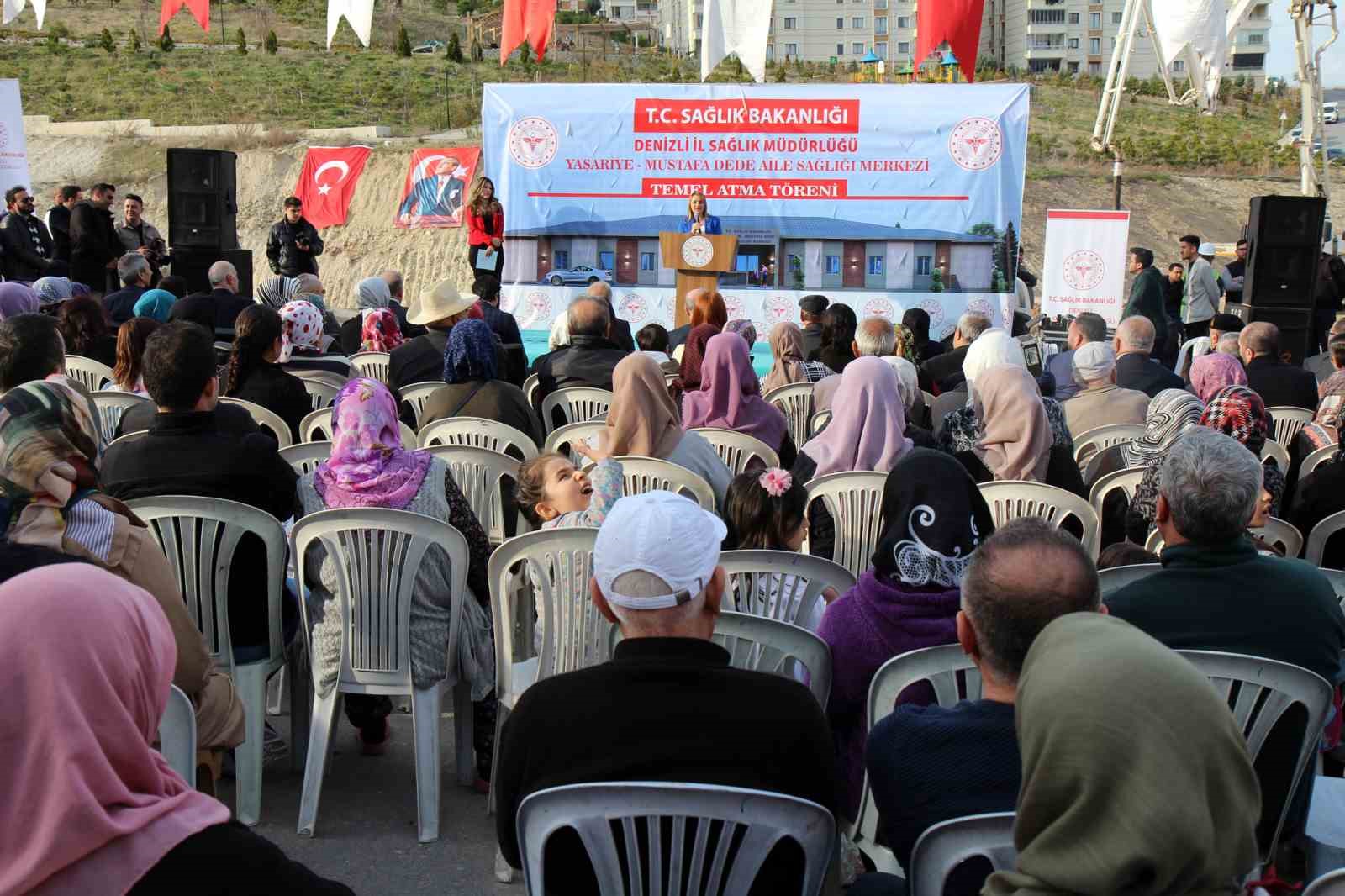 Yaşariye – Mustafa Dede Aile Sağlığı Merkezinin temeli törenle atıldı