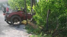 Ağaca çarpan sepetli motosikletin sürücüsü öldü