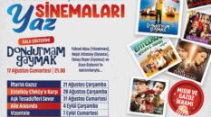 Denizli Büyükşehirden açıkhavada sinema keyfi