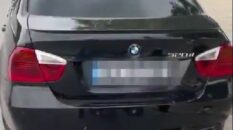 Abartı egzozlu lüks otomobil sahibine 9 bin TL ceza uygulandı